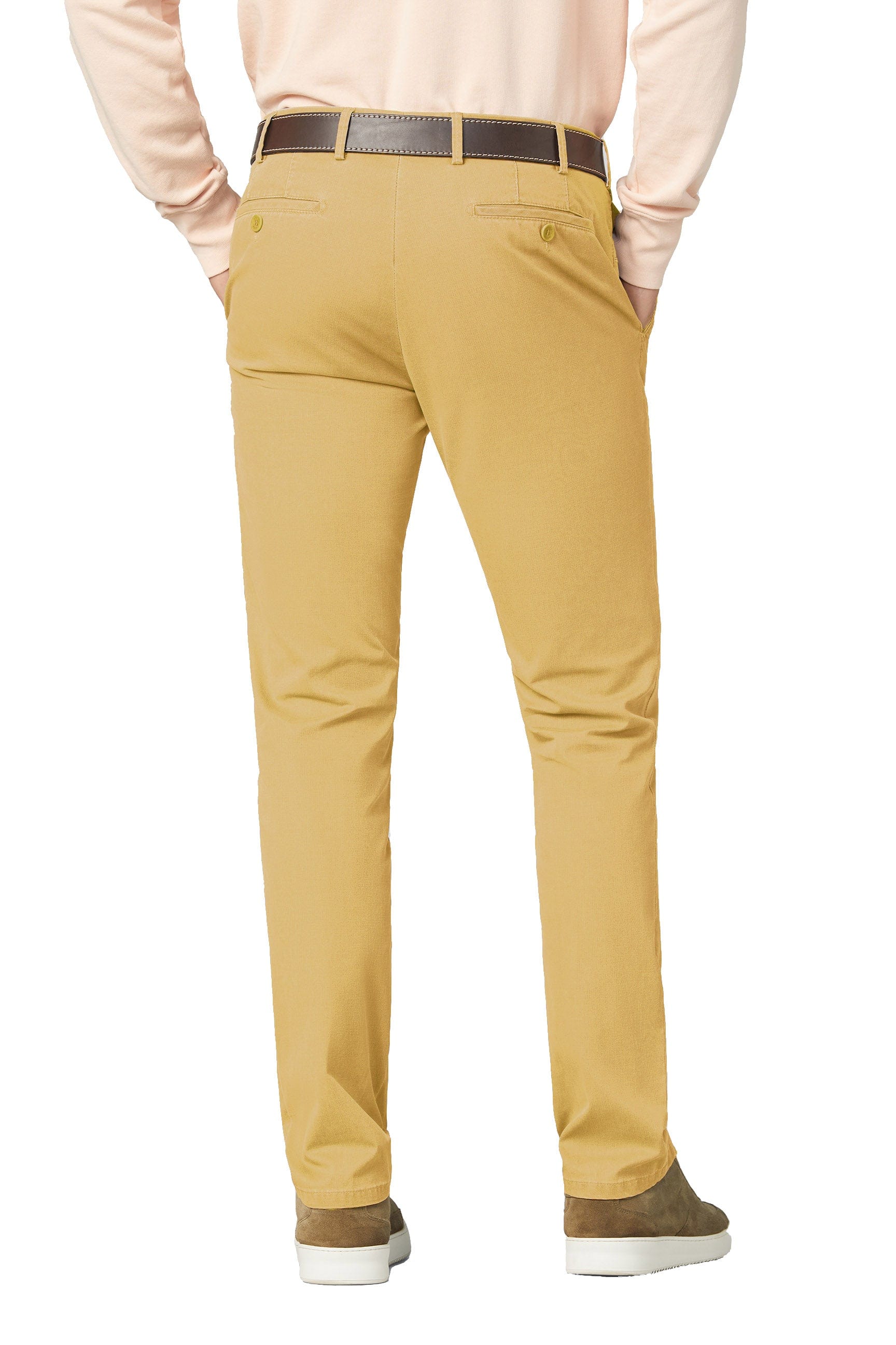 Rio Stretch Light Cotton Twill Chinos - Corn - Image 2