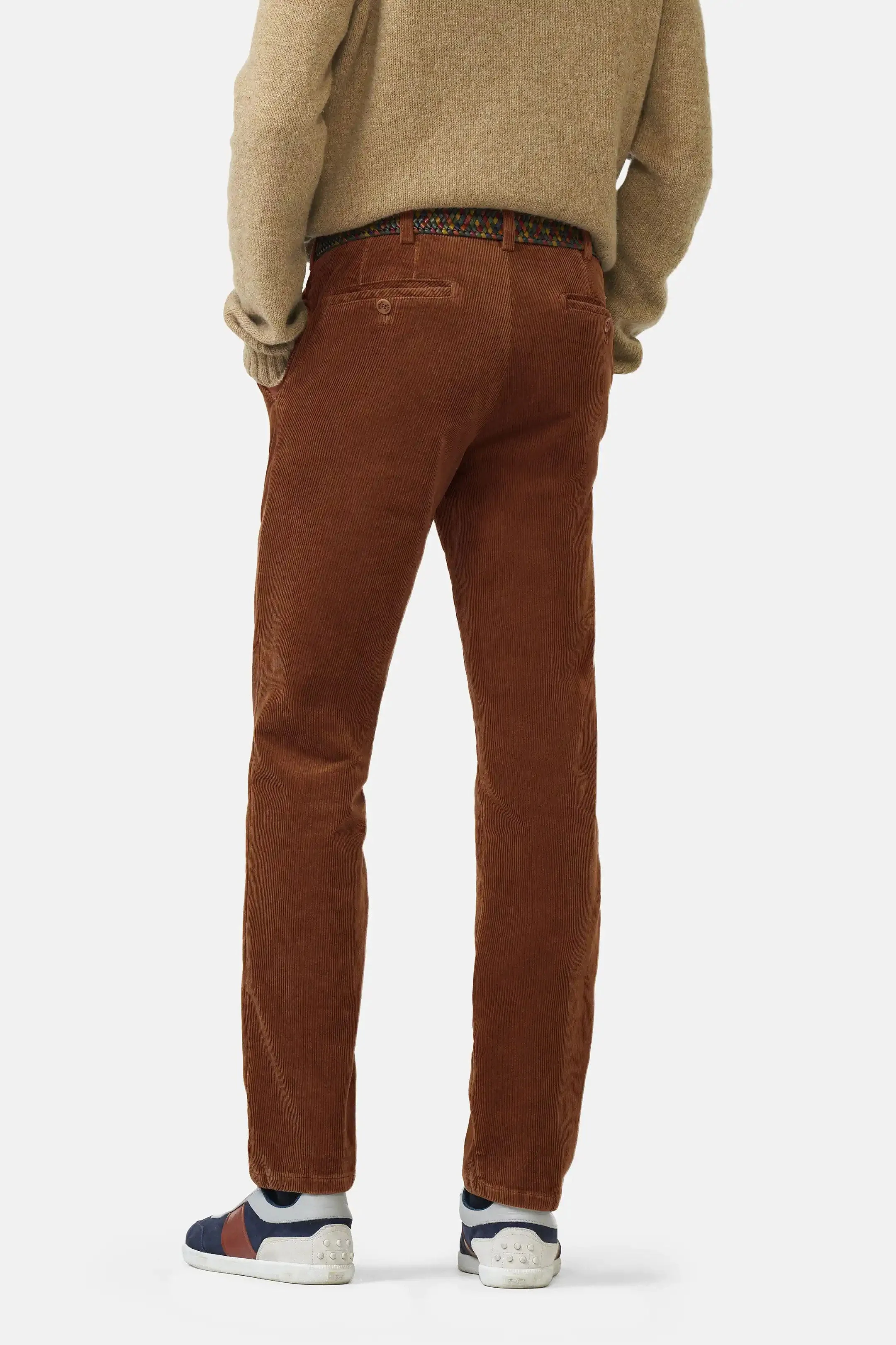 Roma Cotton Corduroy Trousers - Copper - Image 2