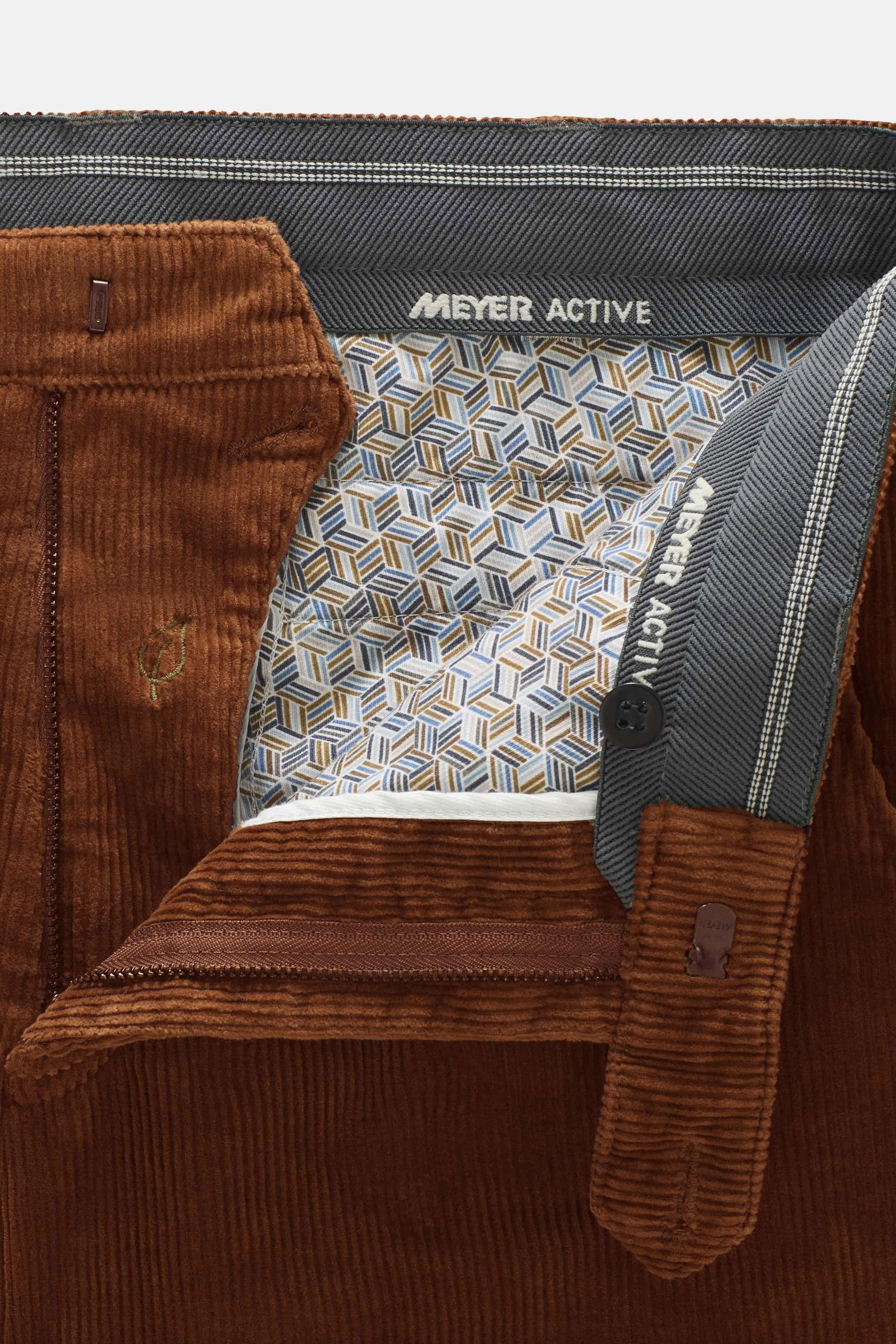 Roma Cotton Corduroy Trousers - Copper - Image 3