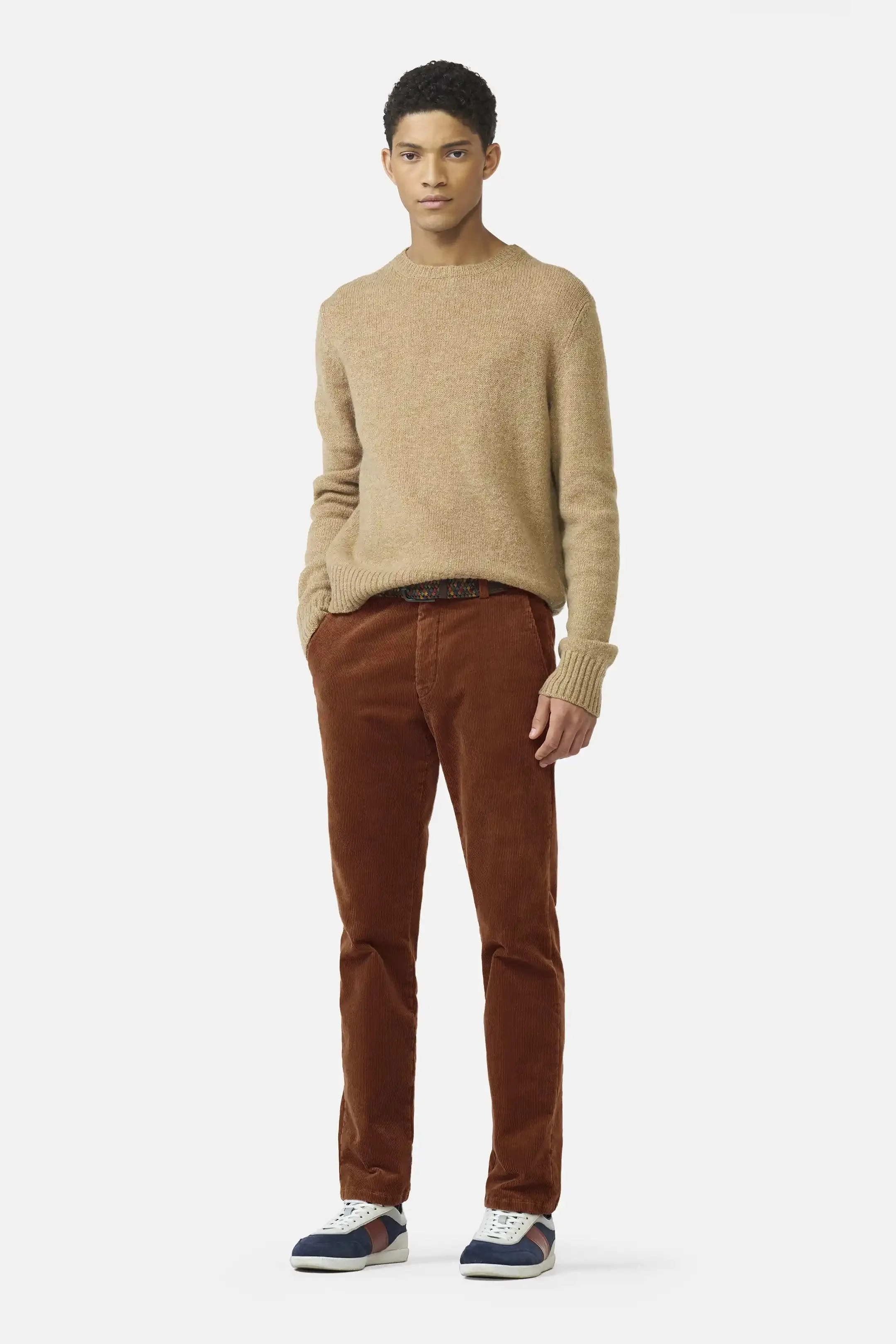 Roma Cotton Corduroy Trousers - Copper - Image 4