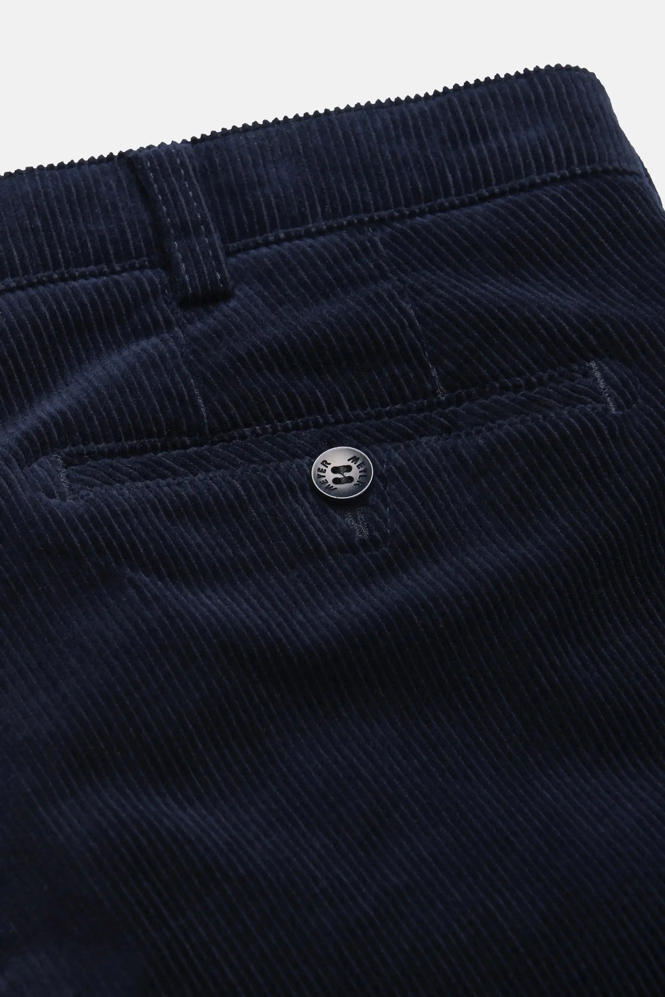 Roma Cotton Corduroy Trousers - Navy - Image 6