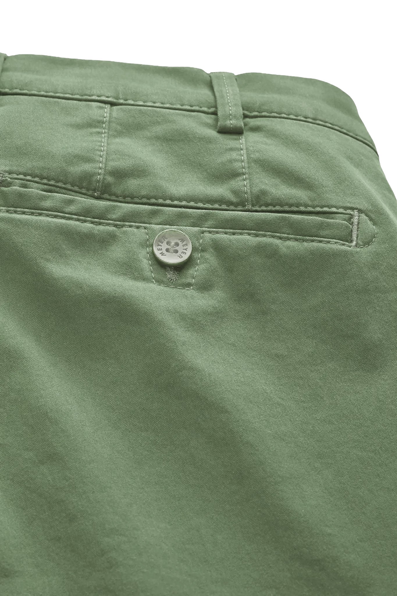 Roma Stretch Ultrasoft Twill Trousers - Fern Green - Image 3