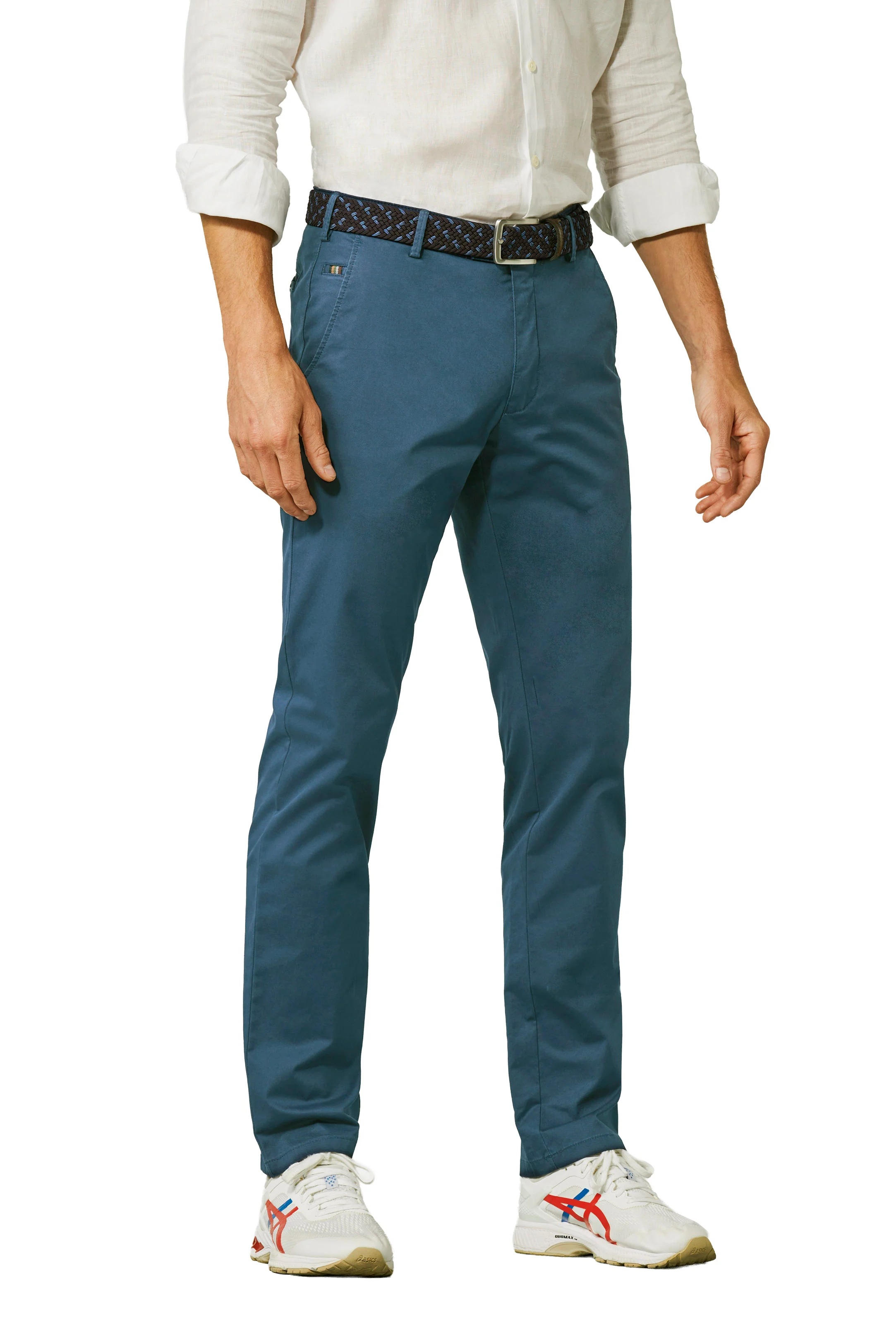 Roma Stretch Ultrasoft Twill Trousers - Royal Blue