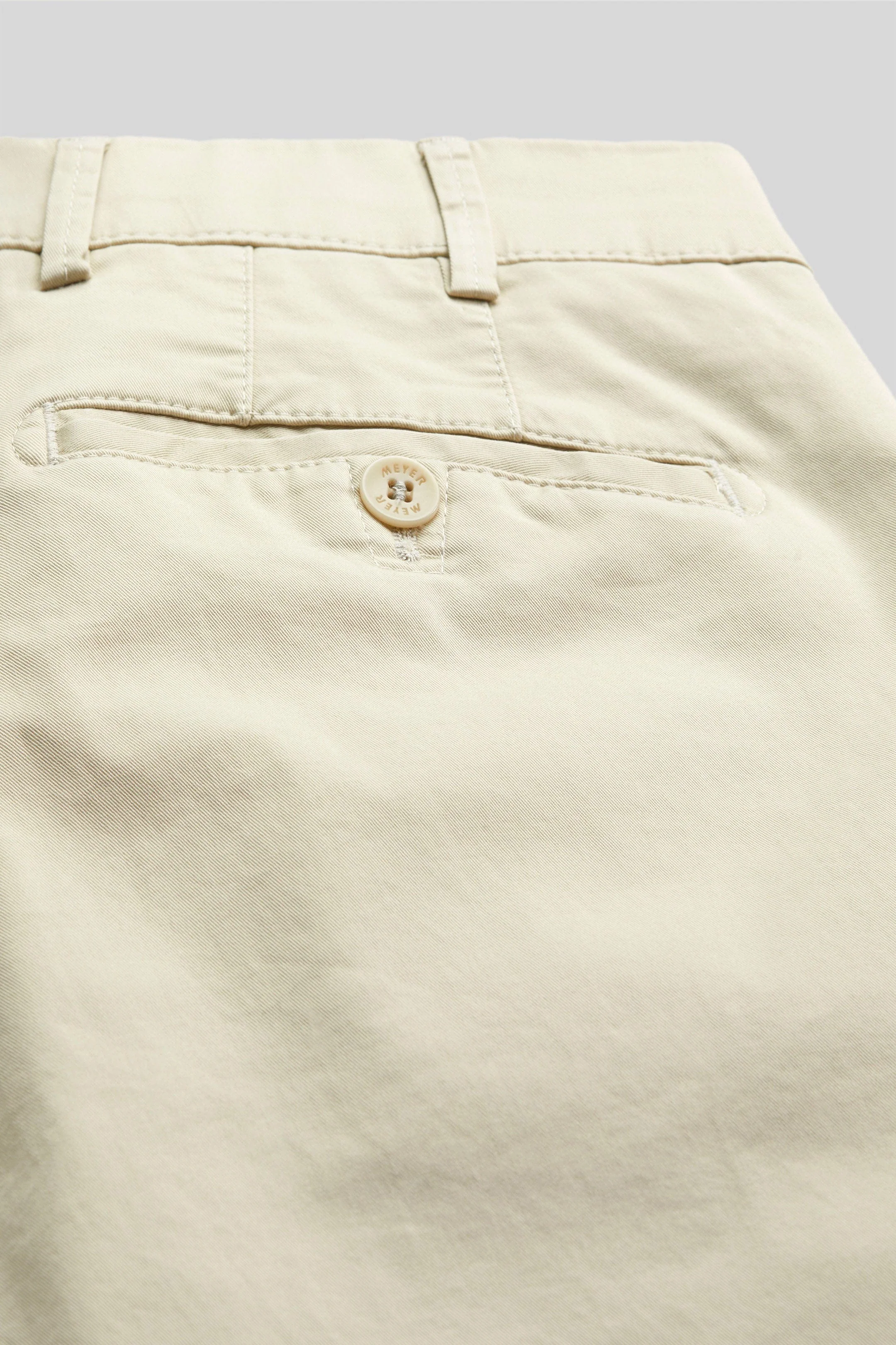 Roma Super Soft Lightweight Cotton Chinos - Beige - Image 5