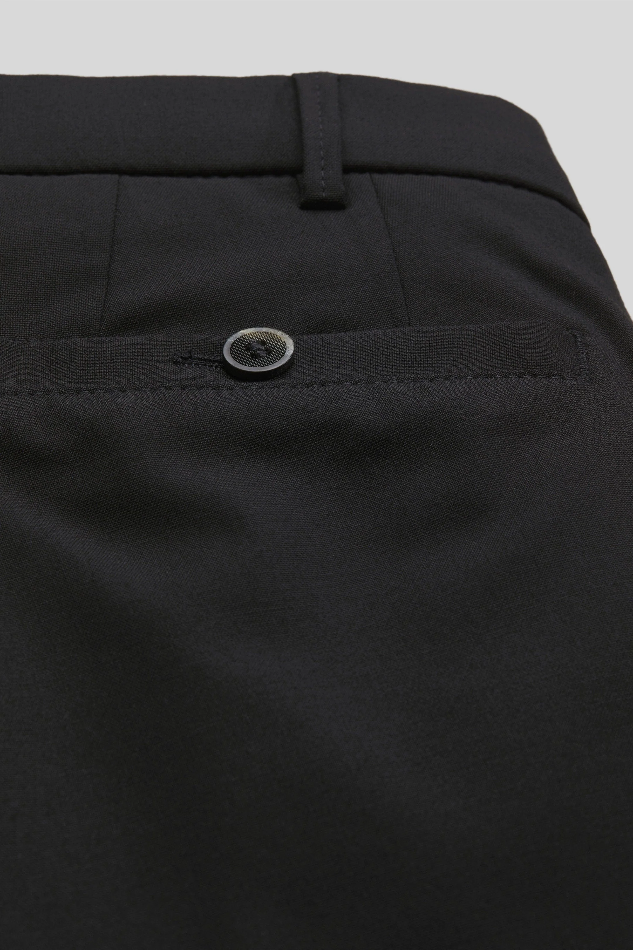 Roma Wool Blend Formal Trousers - Black - Image 5