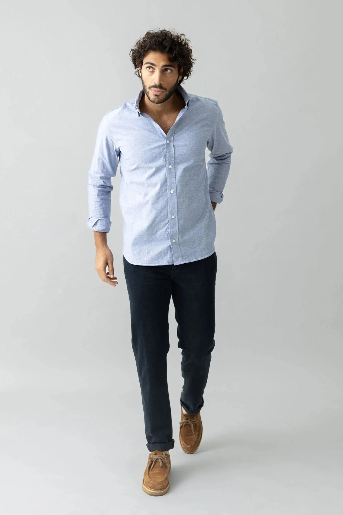 Andy Blue Black Jeans - Blue Black Denim - Image 3