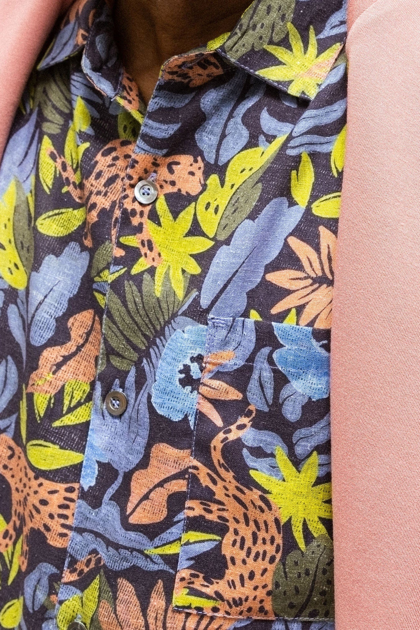 Babel Wild Short Sleeve Shirt - Salute Navy - Image 4