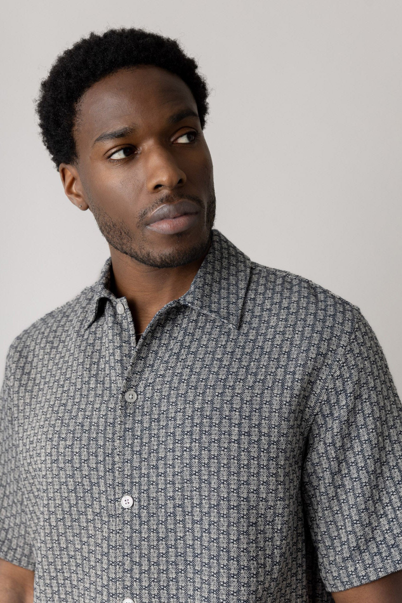 Banks Basso Short Sleeve Shirt - Salute Navy - Image 2