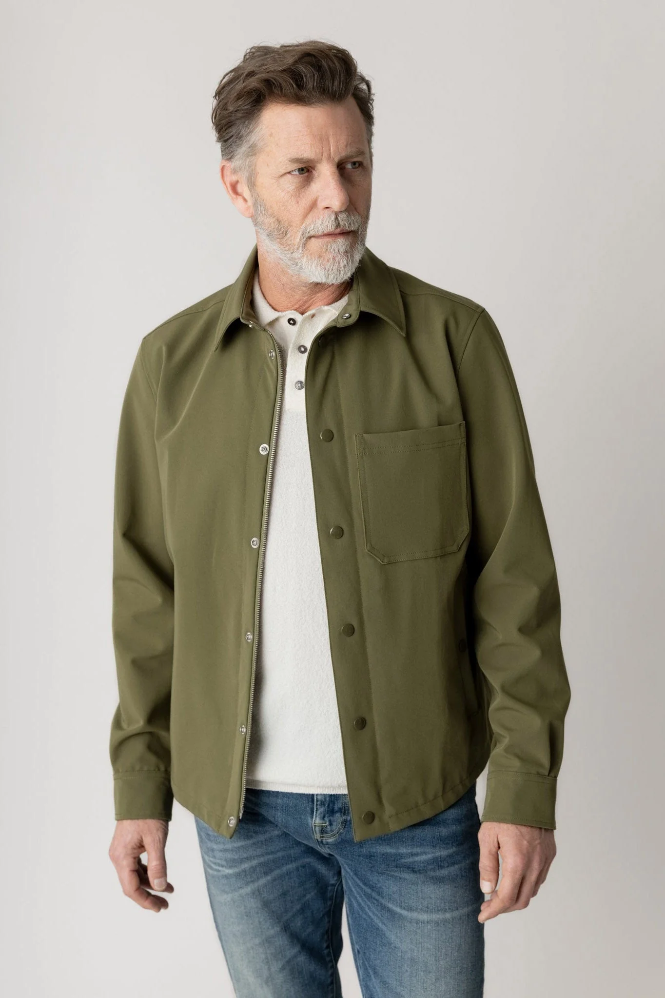 Barkeley Utility Jacket - Winter Moss - Image 2
