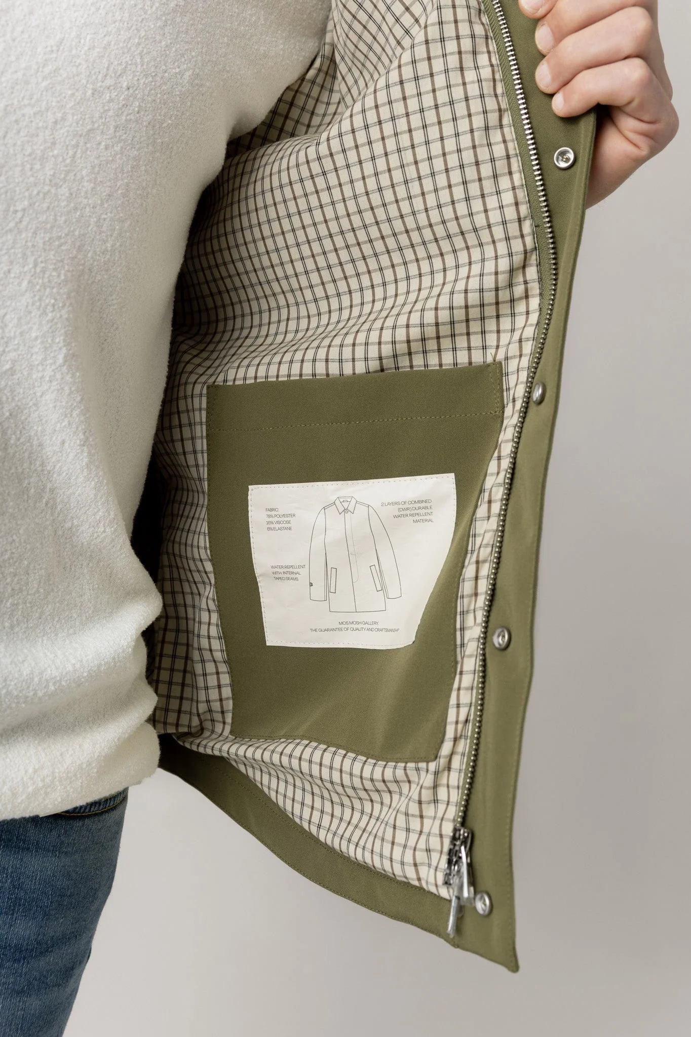 Barkeley Utility Jacket - Winter Moss - Image 3