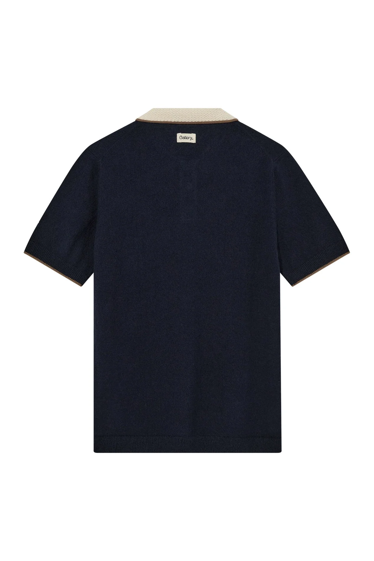 Francesco Linen Blend Knit Polo - Estate Blue - Image 3