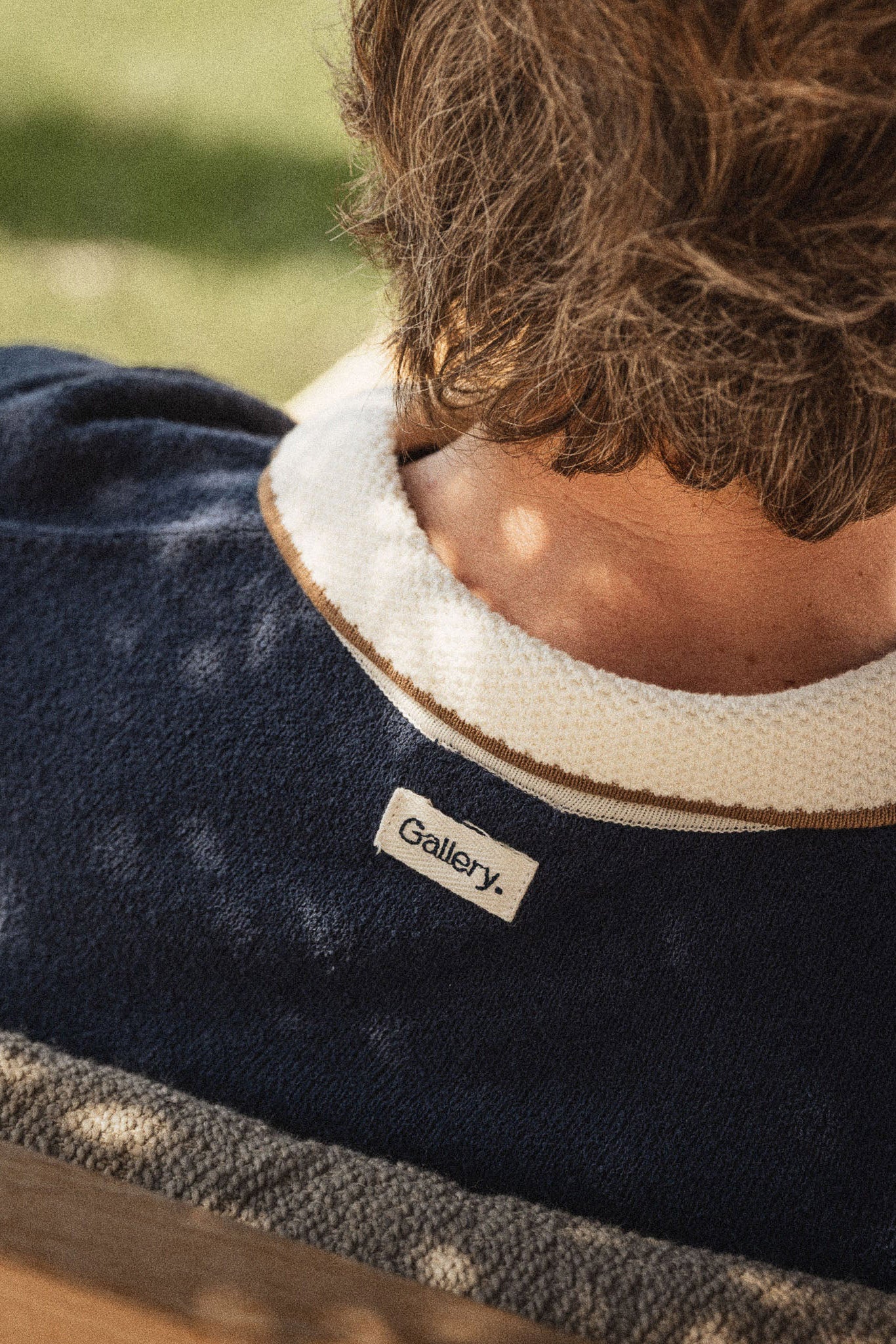 Francesco Linen Blend Knit Polo - Estate Blue - Image 4
