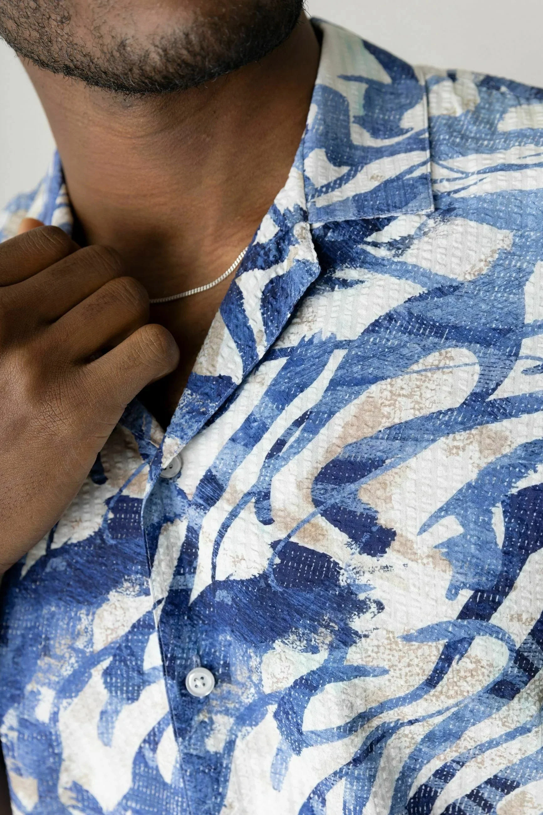 Joel Common Seer Short Sleeve Shirt - Estate Blue - Image 2