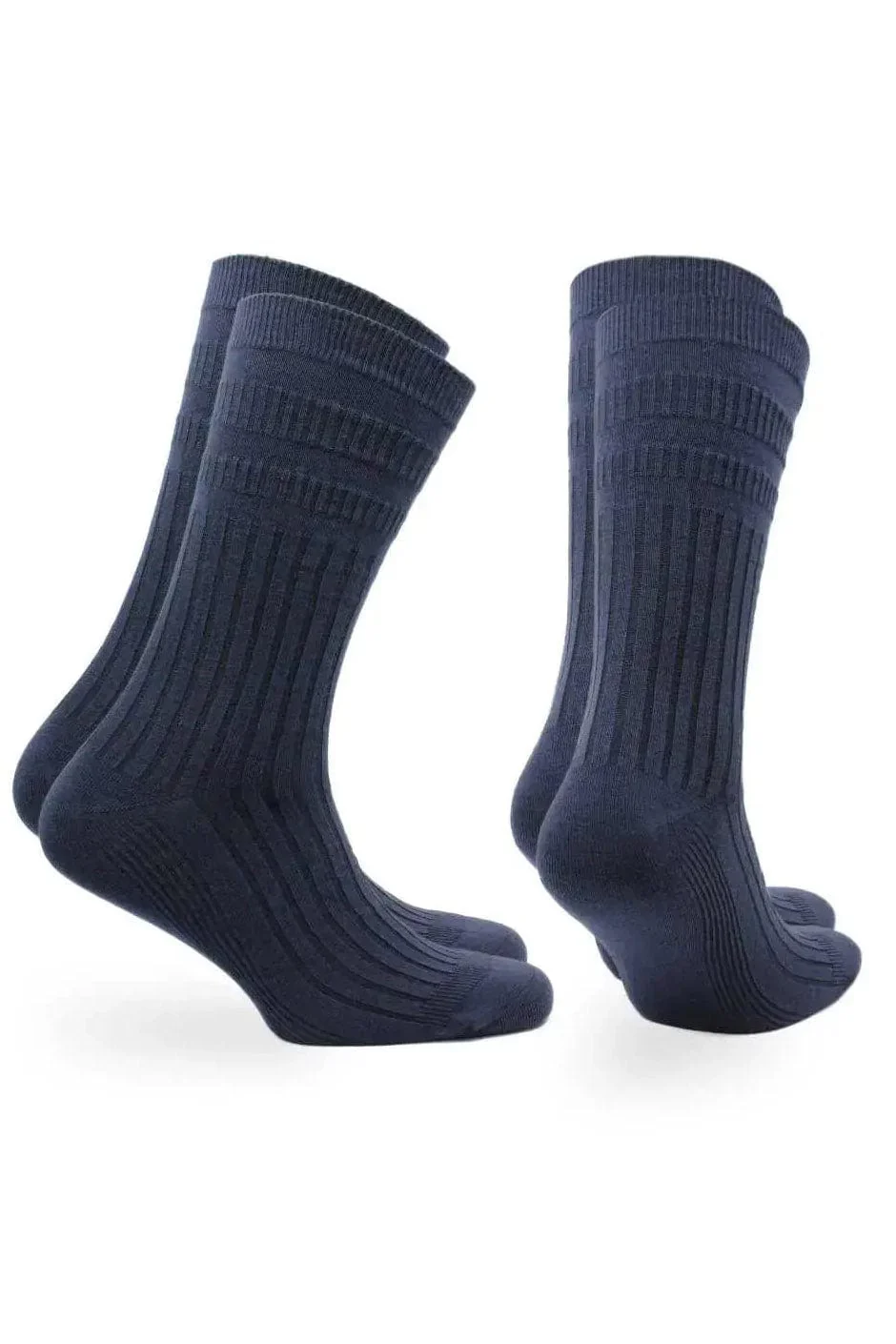 Joseph Comfort Fit Tenderhold Cotton Socks 2 Pack - Denim