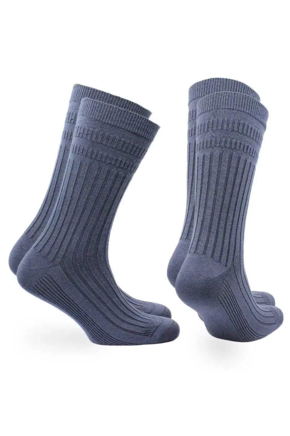 Oscar Comfort Fit Tenderhold Wool Socks 2 Pack - Grey