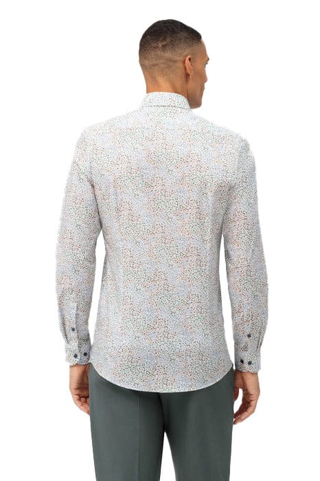 Level 5 Body Fit Print Shirt - Green - Image 3