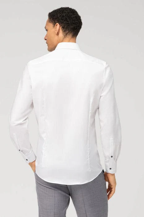 Level 5 Body Fit Plain Shirt - White - Image 5