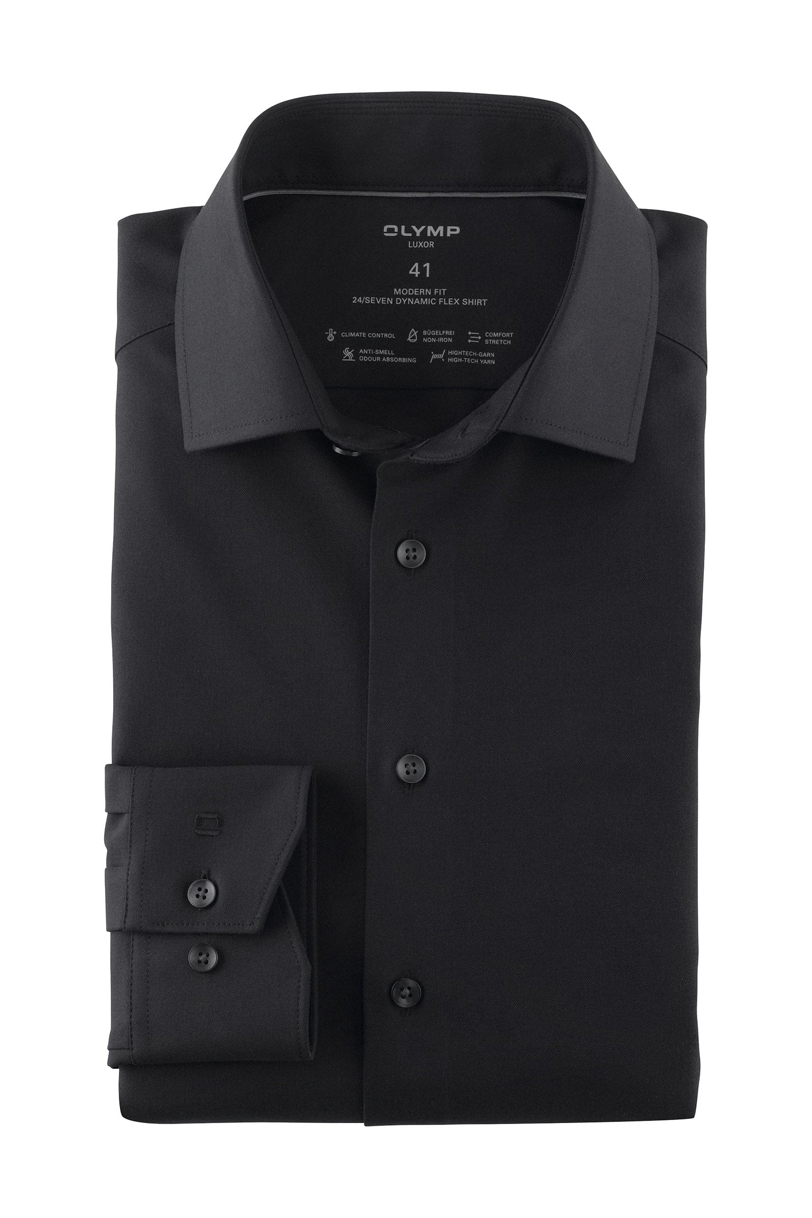 Luxor 24/7 Dynamic Flex Twill Shirt - Black