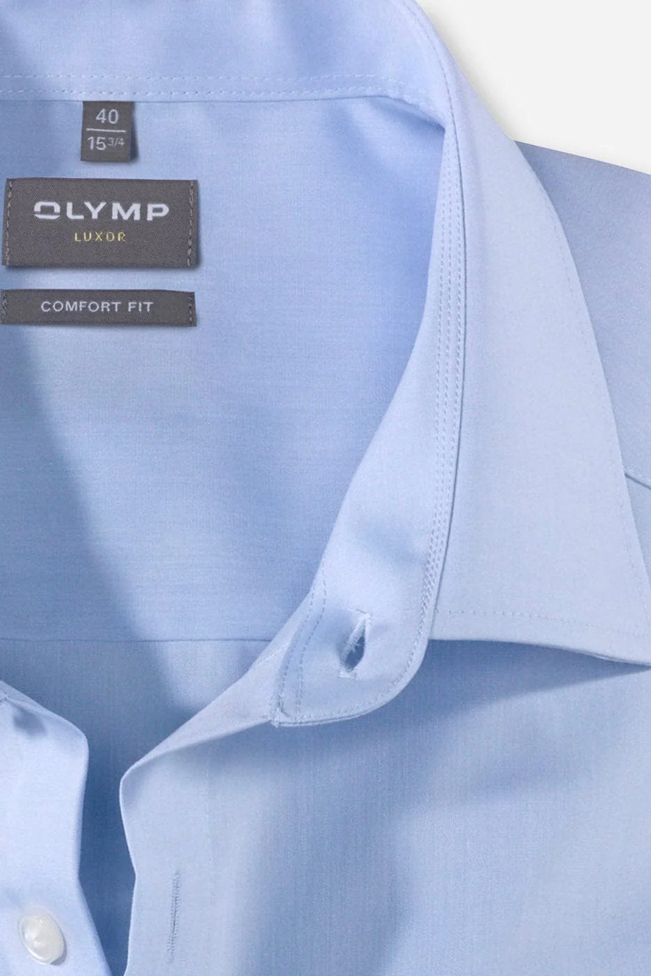 Luxor Comfort Fit Long Sleeve Shirt - Blue - Image 2