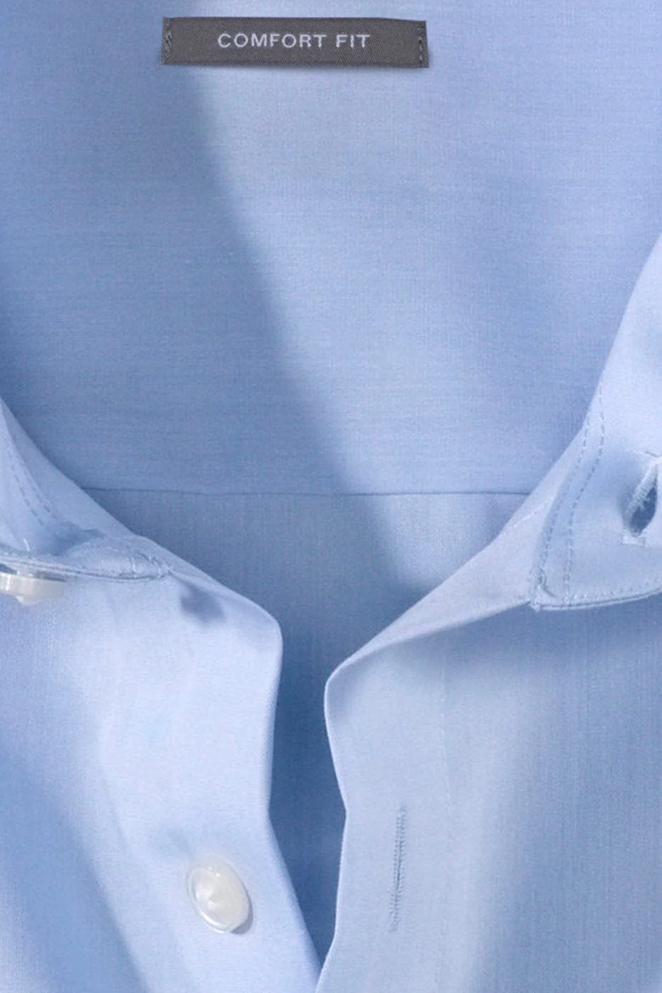 Luxor Comfort Fit Long Sleeve Shirt - Blue - Image 3