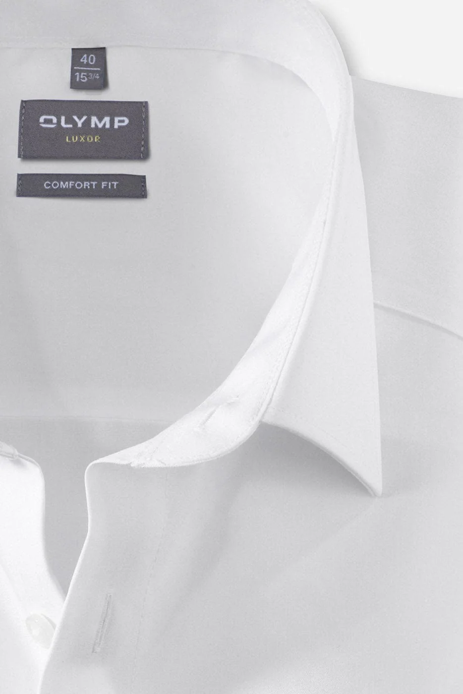 Luxor Comfort Fit Long Sleeve Shirt - White - Image 2