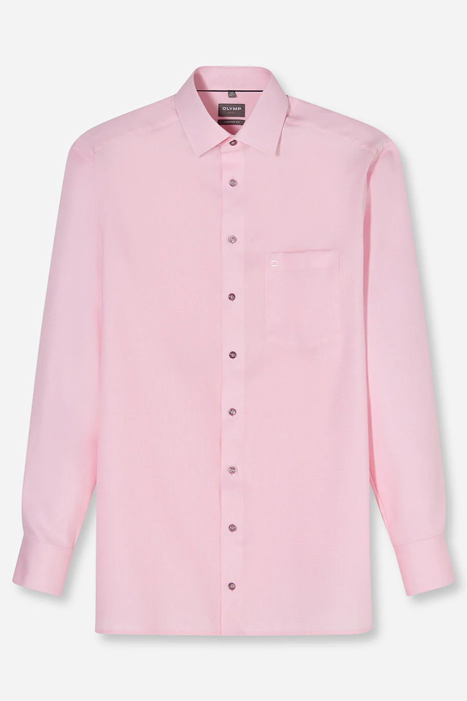 Luxor Comfort Fit Plain Shirt - Pink - Image 2