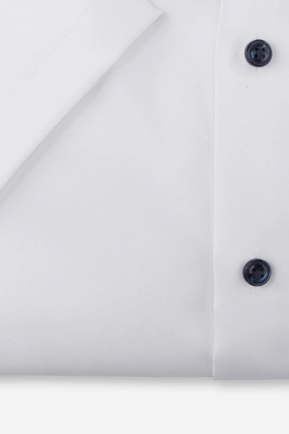 Luxor Comfort Fit Short Sleeve Shirt with Trim - White - Image 4
