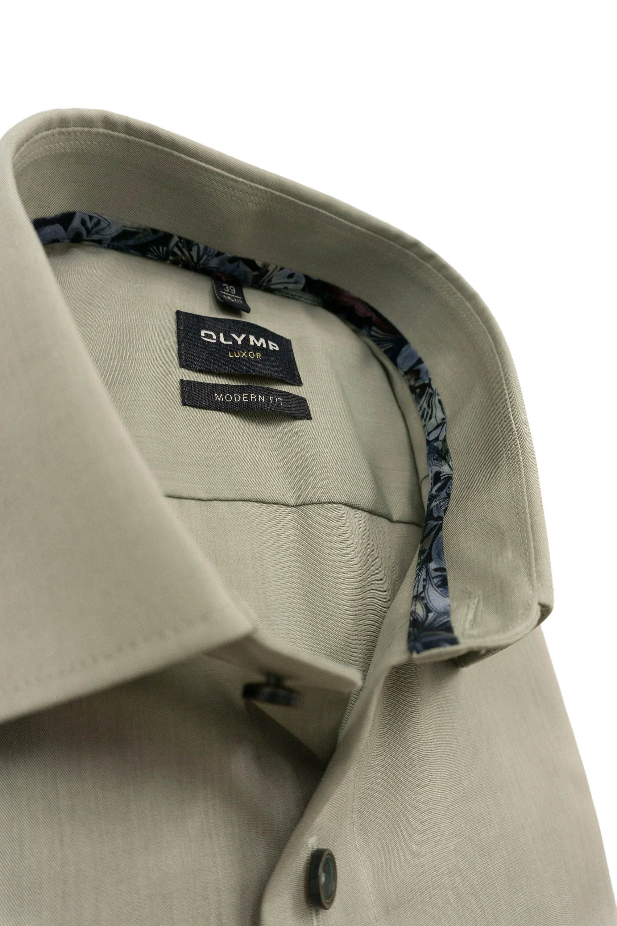 Luxor Modern Fit Long Sleeve Shirt - Green - Image 2