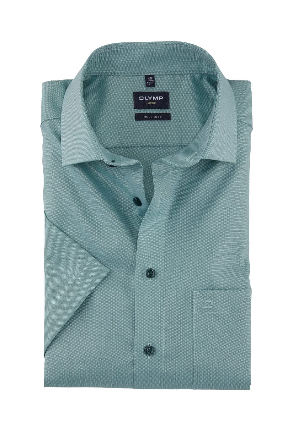 Luxor Modern Fit Short Sleeve Shirt - Green
