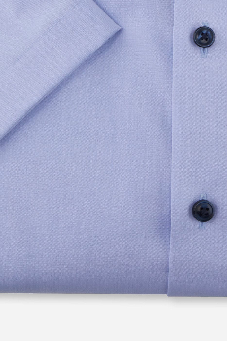 Luxor Modern Fit Short Sleeve Shirt with Trim - Blue - Image 4
