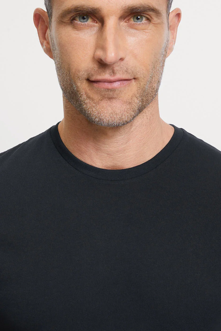Modern Fit Crew Neck 2 Pack T-Shirt - Black - Image 4