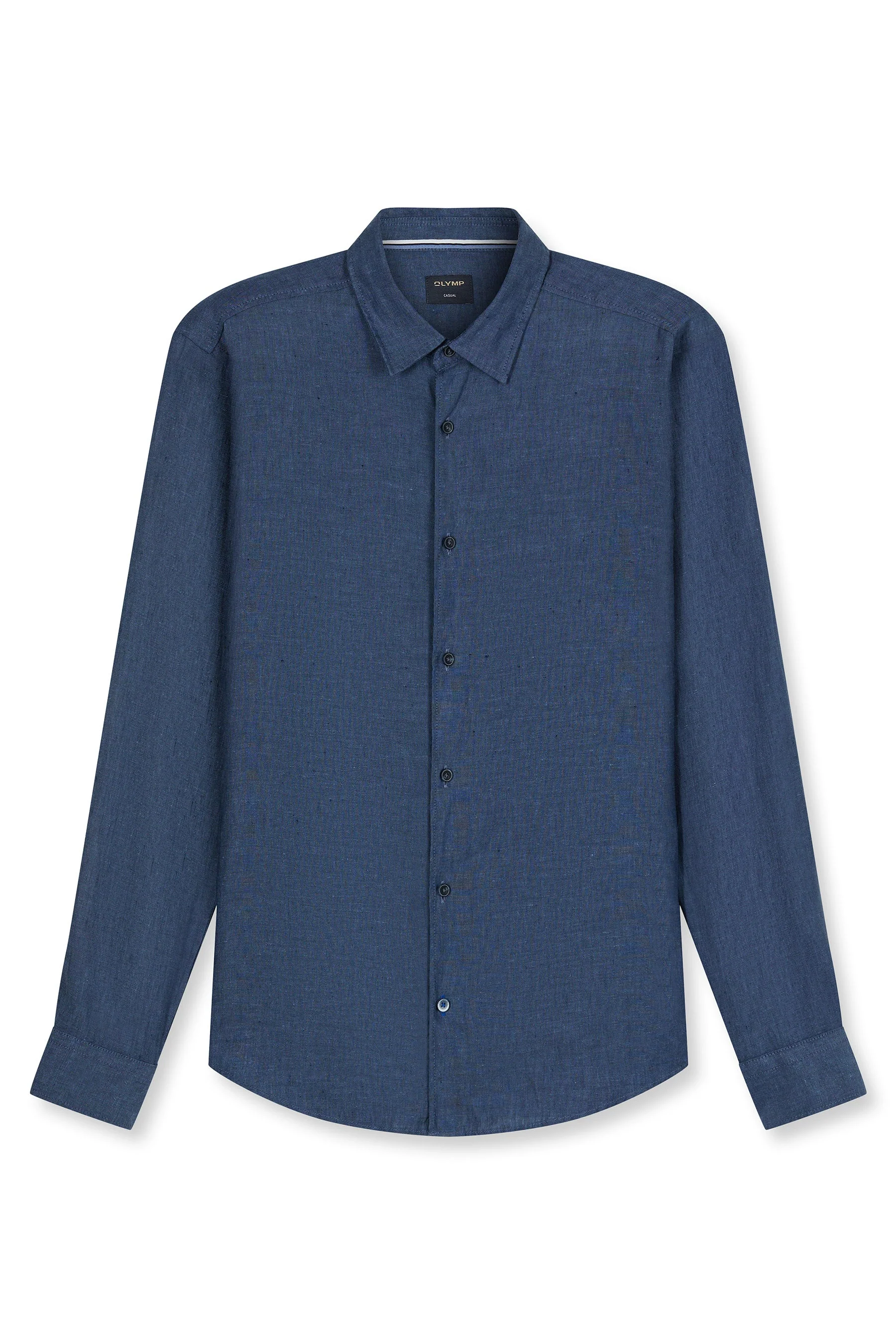 Regular Fit Pure Linen Shirt - Royal Blue