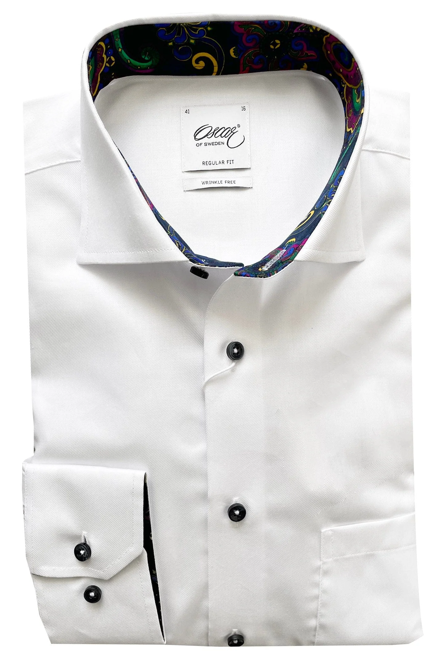 Pure Cotton Wrinkle Free Shirt - White