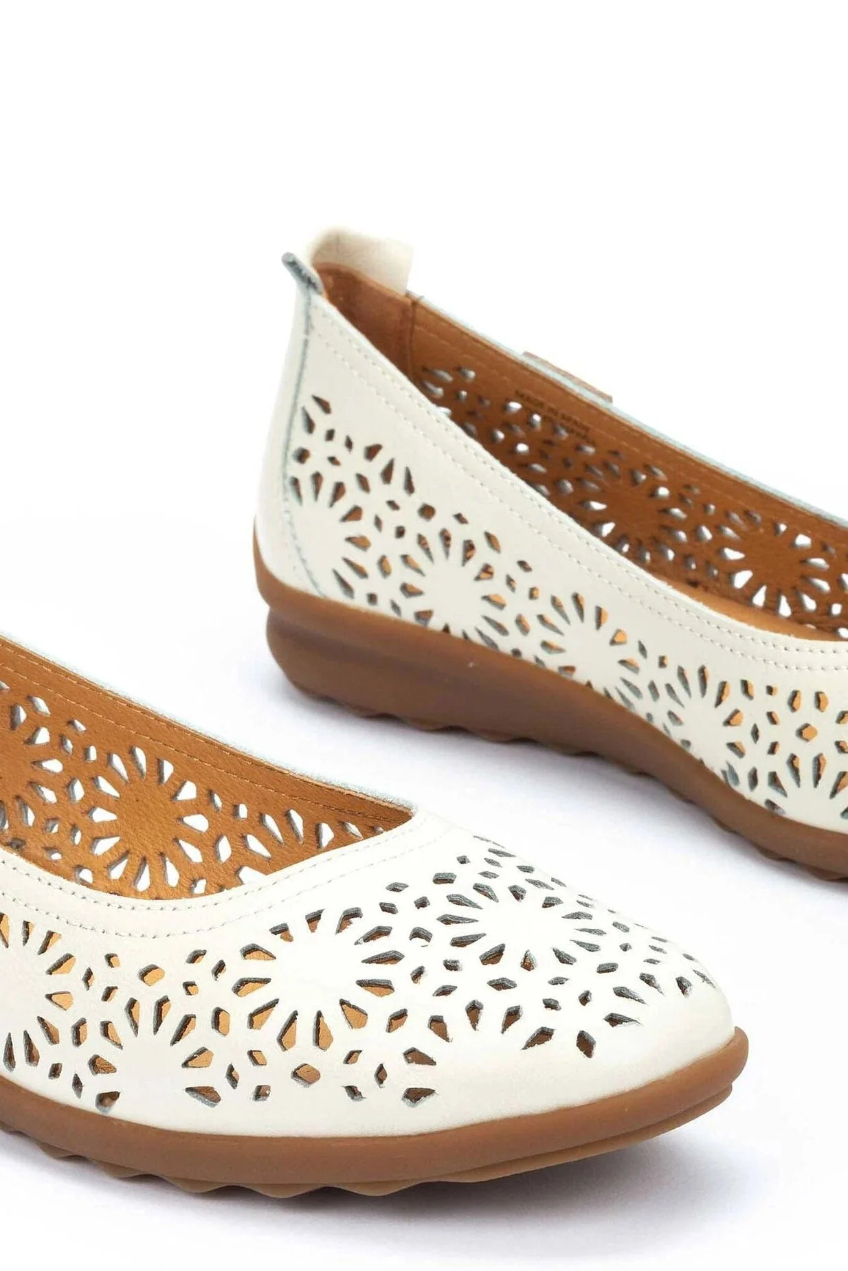 Alcoi Leather Ballet Pumps - Nata - Image 4