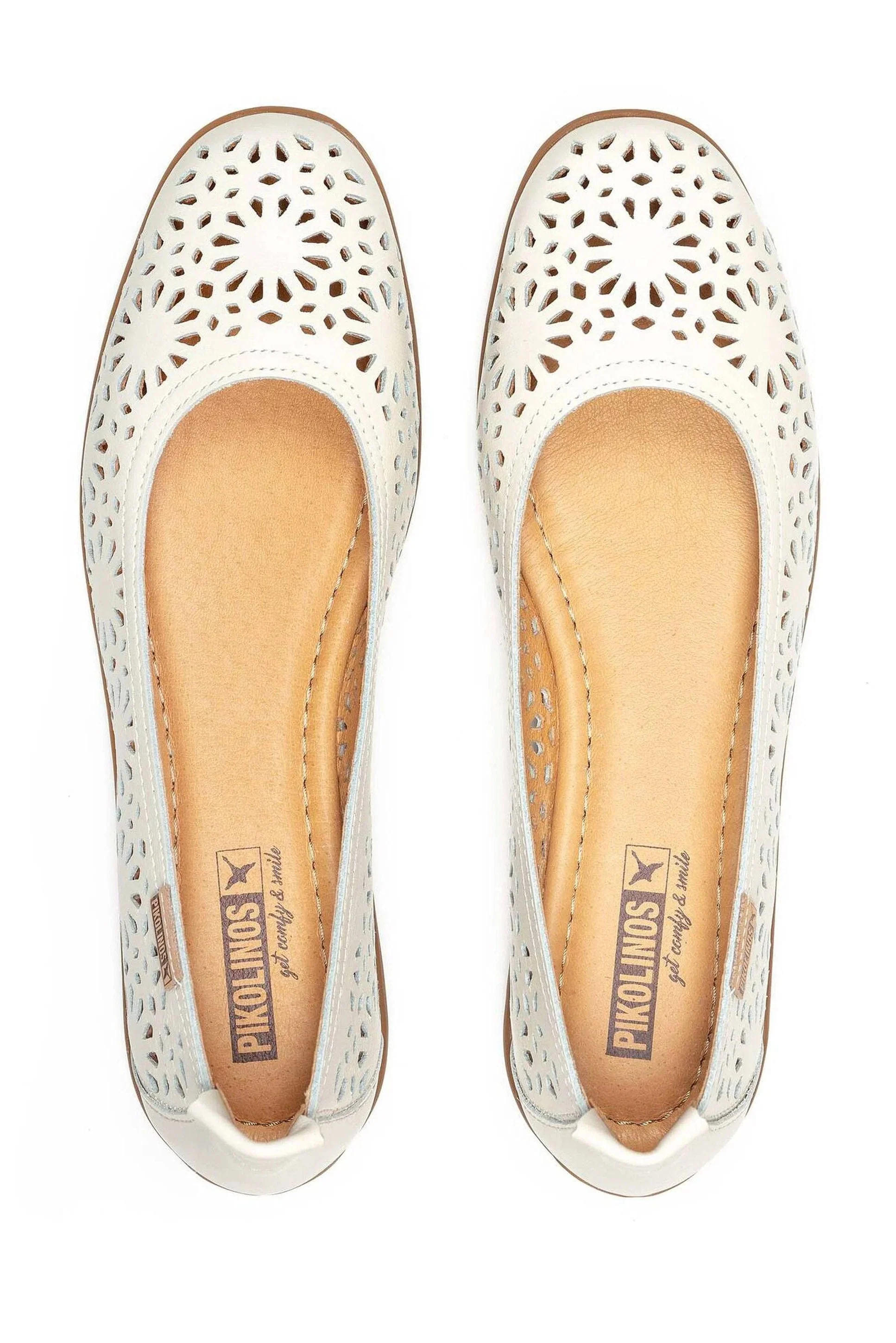Alcoi Leather Ballet Pumps - Nata - Image 6