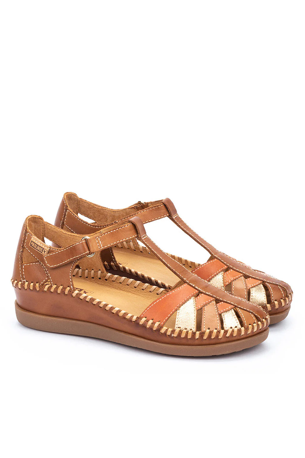 Cadaques Leather Woven Sandals - Brandy - Image 3