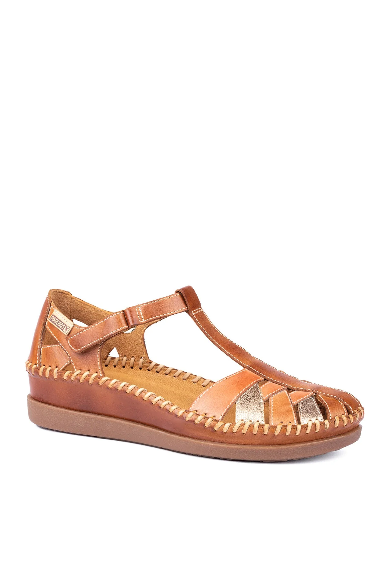 Cadaques Leather Woven Sandals - Brandy - Image 6