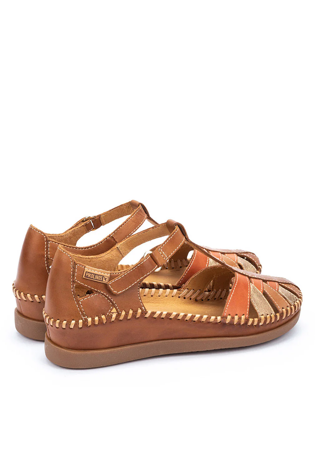 Cadaques Leather Woven Sandals - Brandy - Image 7