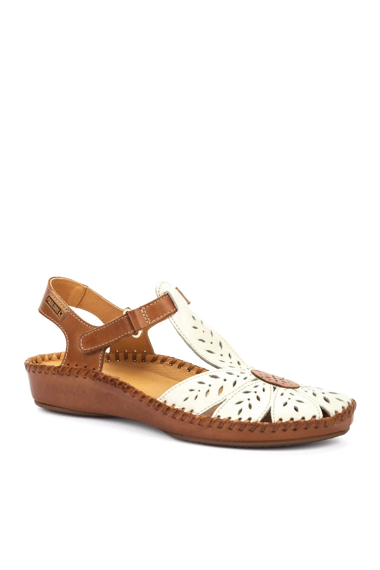 P Vallarta Leather Detail Sandals - Nata - Image 9