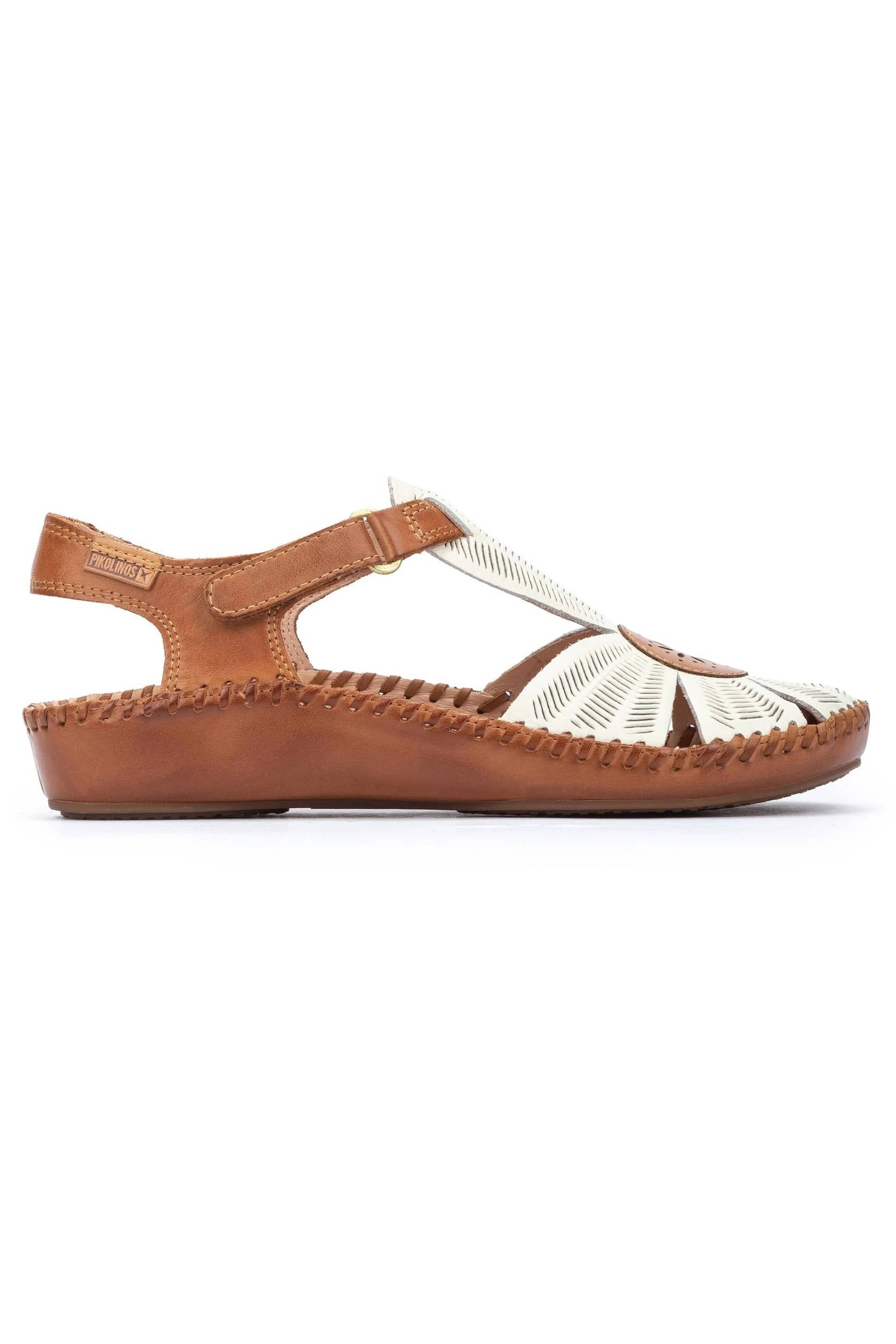 P. Vallarta Leather Sandals - Nata
