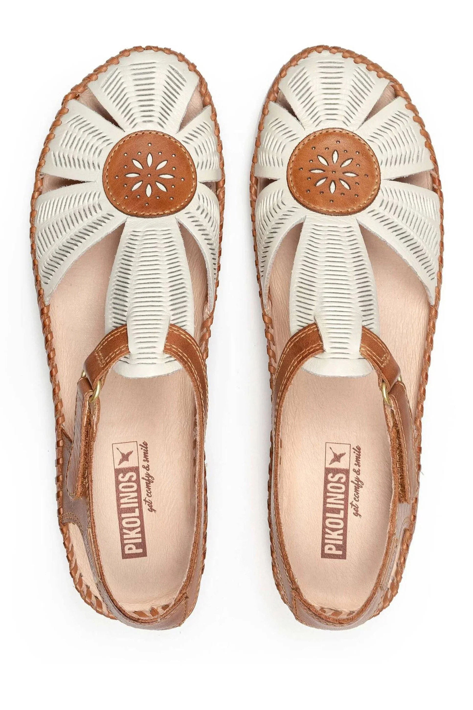 P. Vallarta Leather Sandals - Nata - Image 6