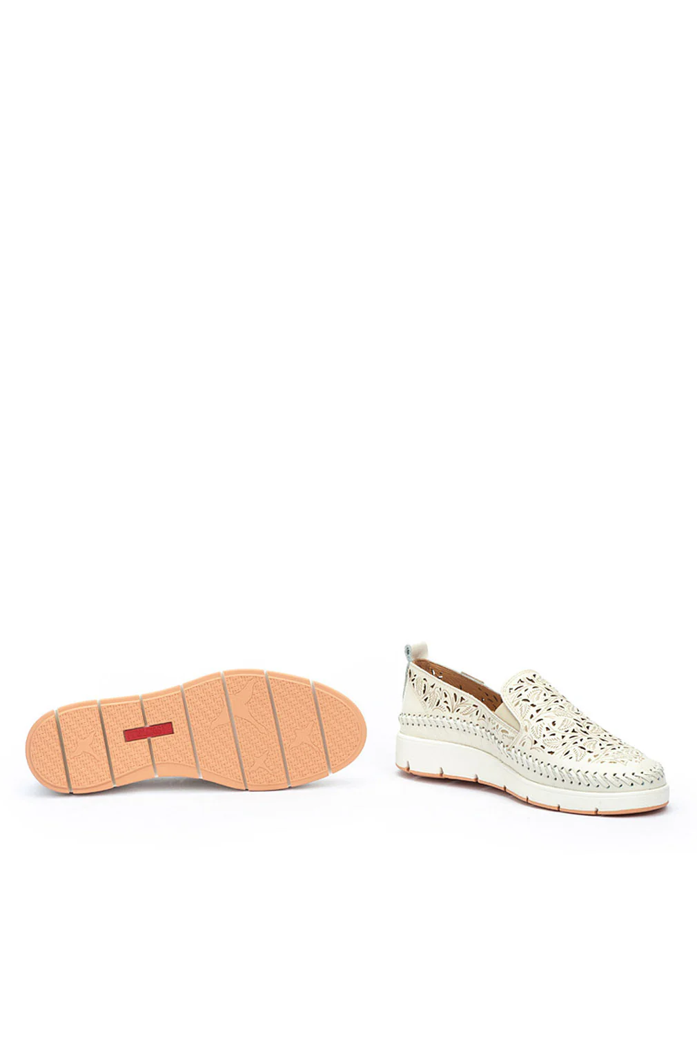 Tenerife Leather Detail Loafers - Nata - Image 6