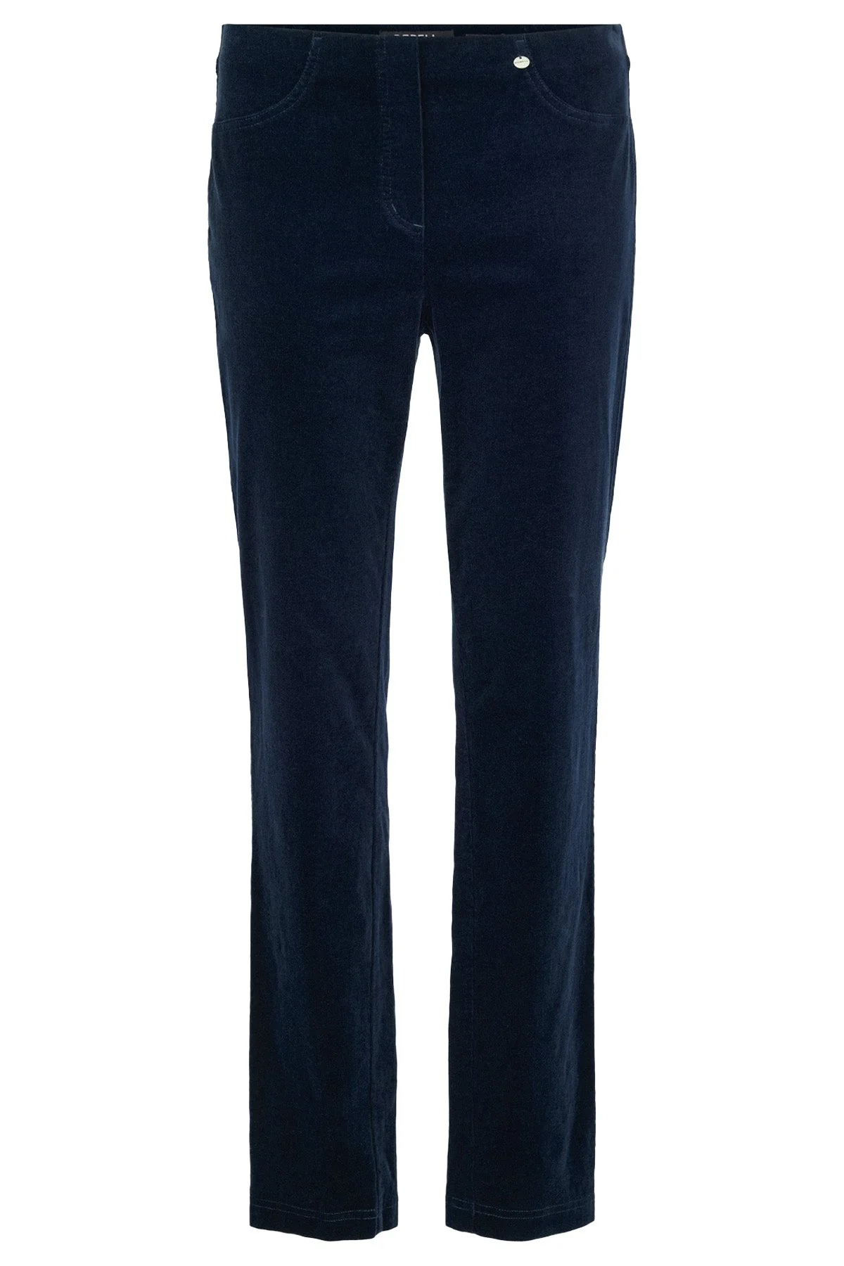 Bella 29" Leg Fine Needlecord Trousers - Navy