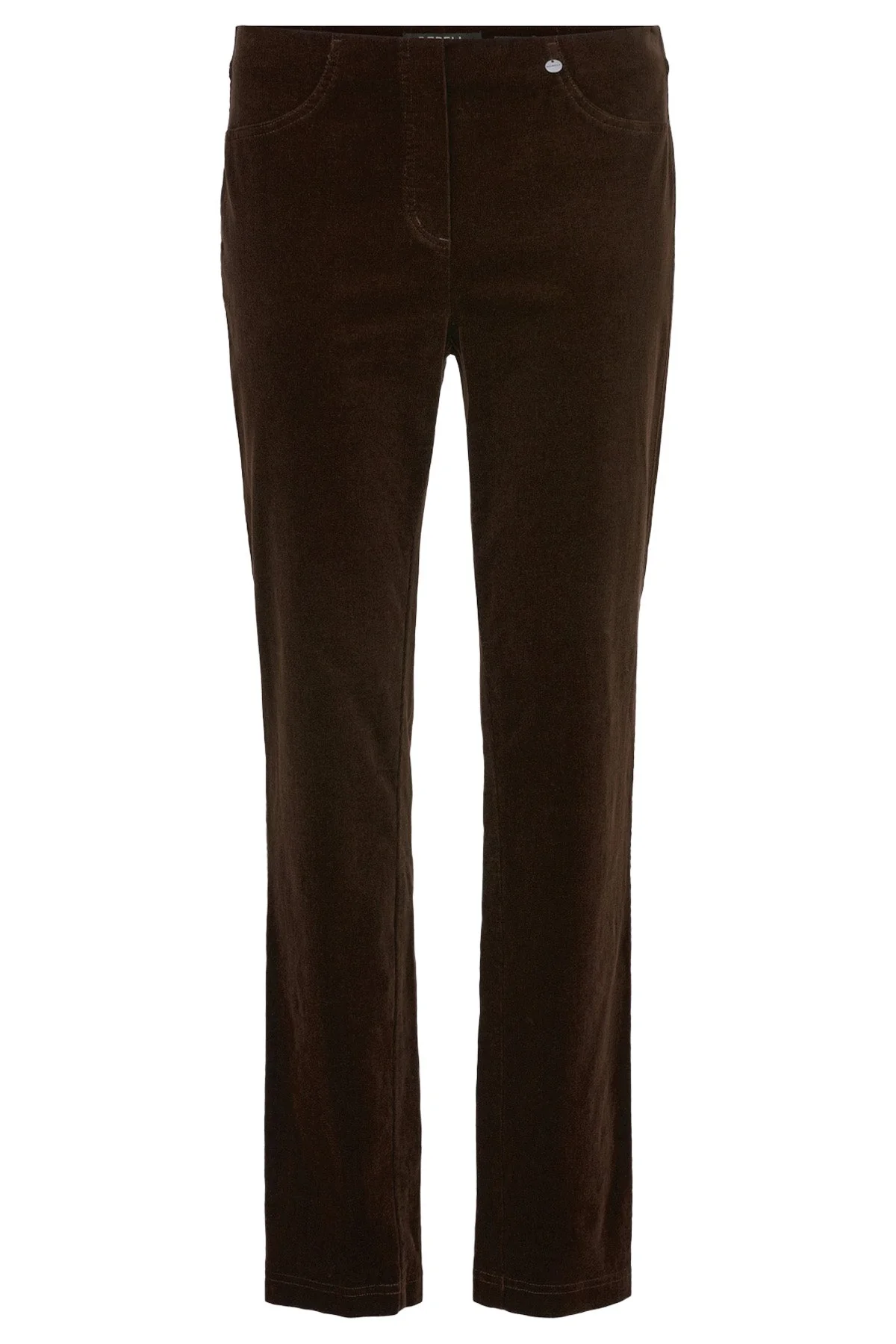 Bella 29" Leg Fine Needlecord Trousers - Toffee