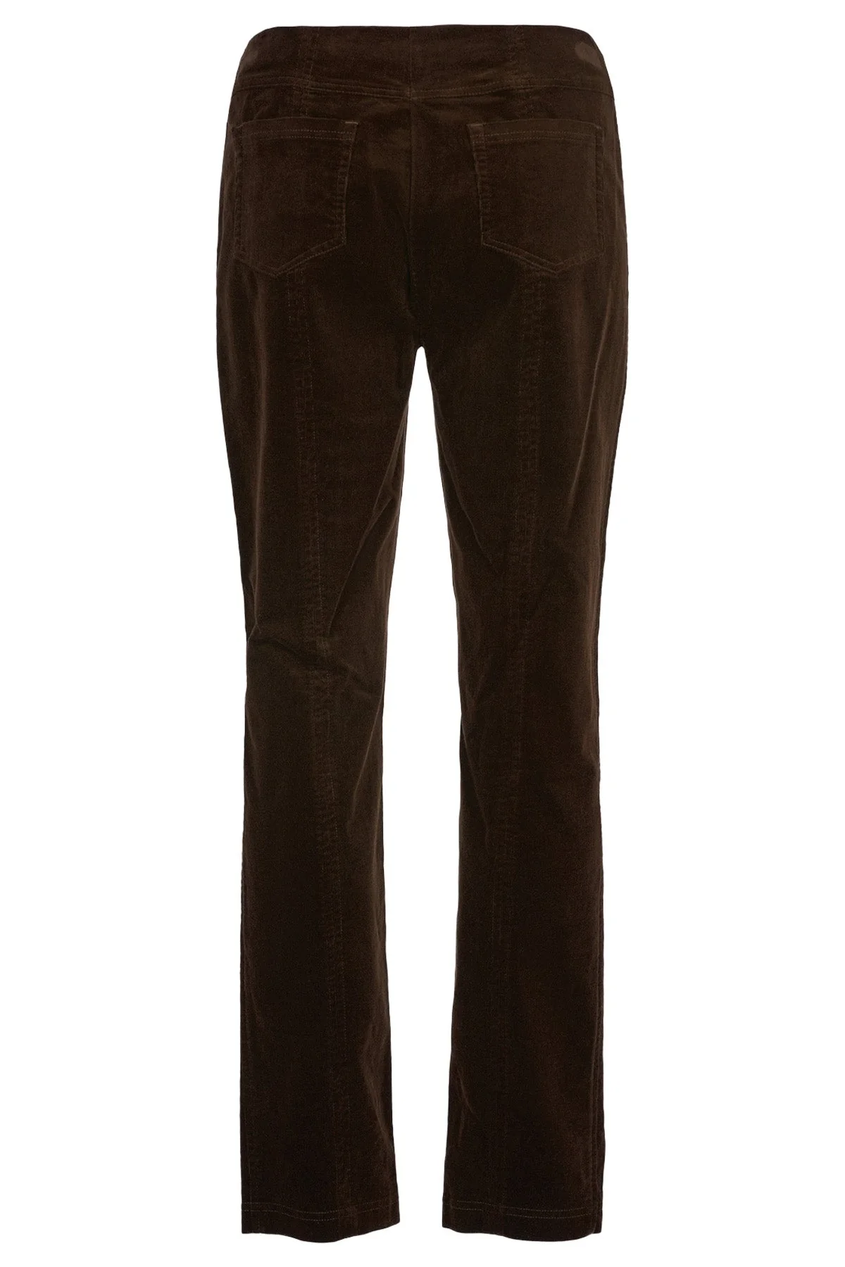 Bella 29" Leg Fine Needlecord Trousers - Toffee - Image 2