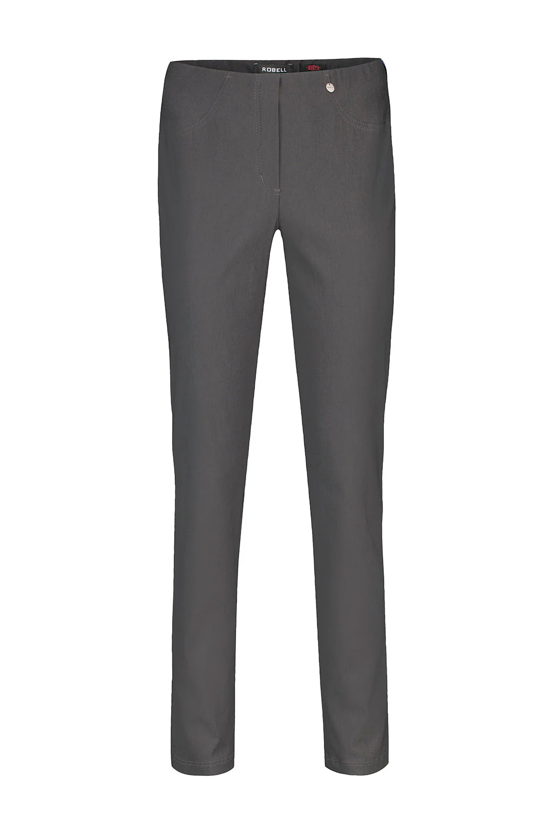 Bella 29" Leg Fleece Lined Winter Weight Trousers - Elephant Grey