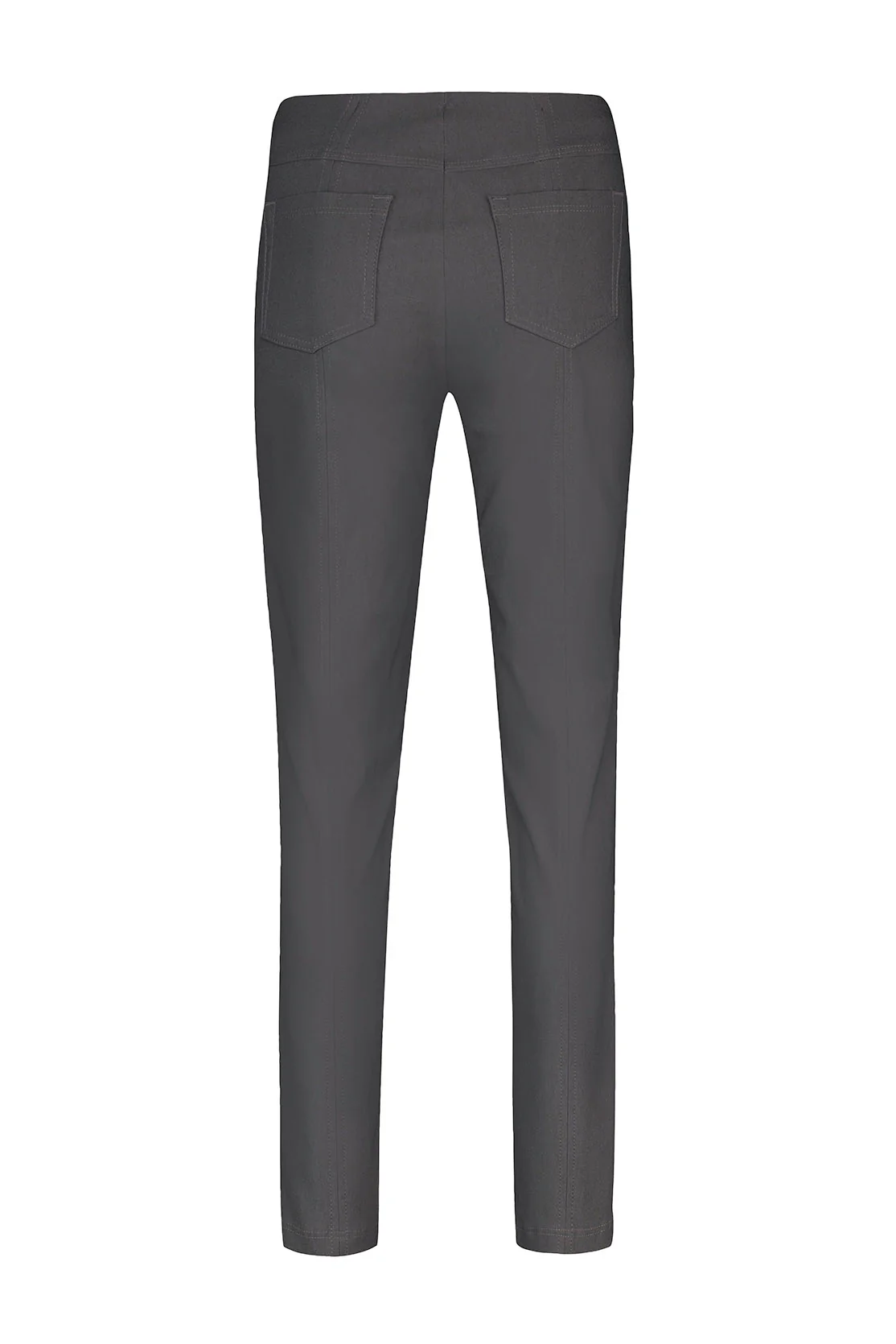Bella 29" Leg Fleece Lined Winter Weight Trousers - Elephant Grey - Image 2