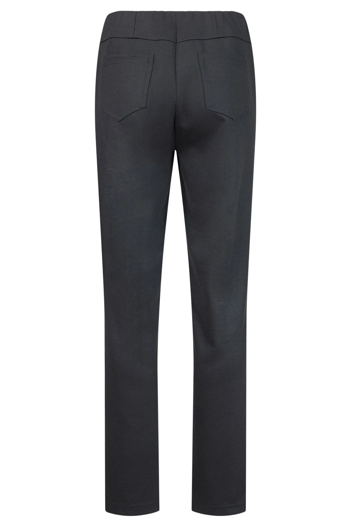 Bella 31" Leg Wool Blend Winter Weight Trousers - Black - Image 2