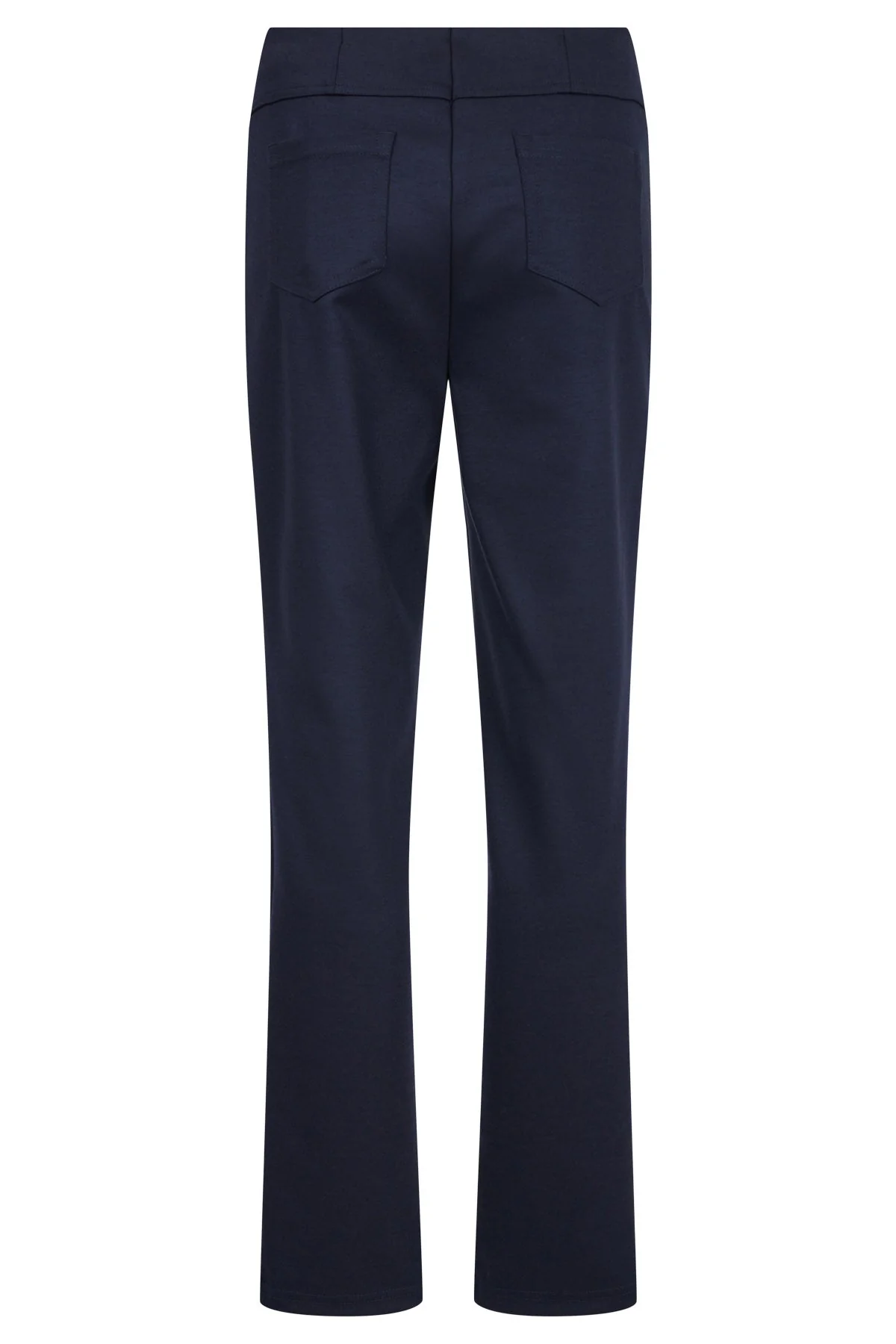 Bella 31" Leg Wool Blend Winter Weight Trousers - Navy - Image 2