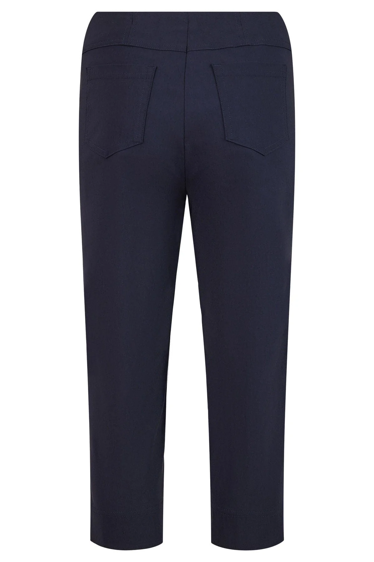 Bella P 07 22" Cropped Trousers - Navy - Image 2